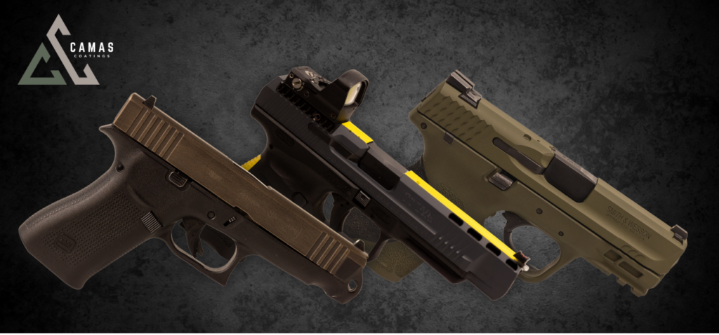Cerakoted guns trio CC